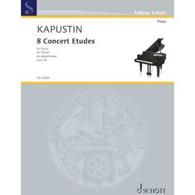 Hal Leonard 8 Concert Etudes: op. 40. piano. Hal Leonard 8 Concert Etudes: op. 40. piano.