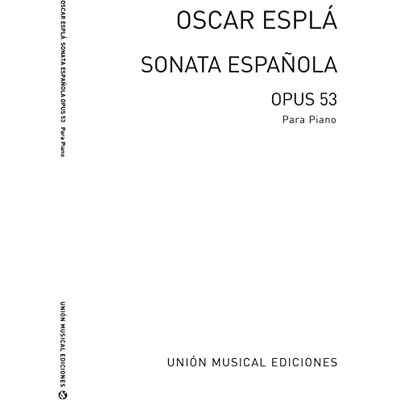 Music Sales Sonata Espanola Opus 53 Piano Book Music Sales Sonata Espanola Opus 53 Piano Book
