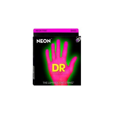 DR Strings DR NEON HI-DEF NPB5-40 Pink 40-120 Cuerdas fluorescentes para bajo de 5 cuerdas DR Strings DR NEON HI-DEF NPB5-40 Pink 40-120 Cuerdas fluorescentes para bajo de 5 cuerdas