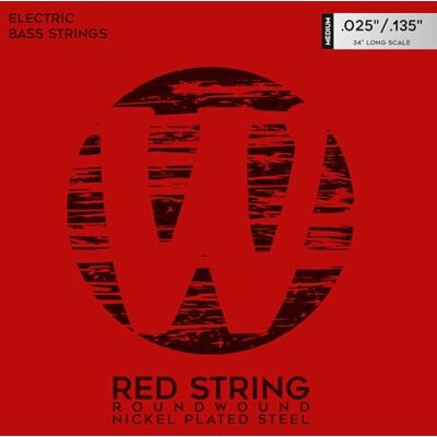 Warwick Red Strings .025-.135 Juego de cuerdas para bajo (6 cuerdas, tamaño mediano) Warwick Red Strings .025-.135 Juego de cuerdas para bajo (6 cuerdas, tamaño mediano)