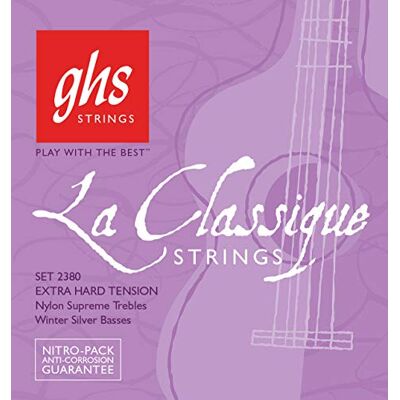 GHS Strings GHS 2380 La Classique Set, Super High Tension GHS Strings GHS 2380 La Classique Set, Super High Tension