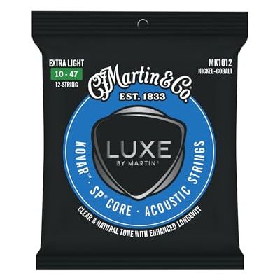 Martin LUXE MK1012 Kovar Juego acústico de 12 cuerdas de guitarra acustica Martin LUXE MK1012 Kovar Juego acústico de 12 cuerdas de guitarra acustica