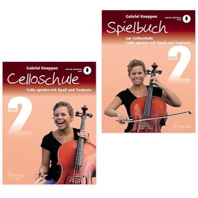 soundman Libro de texto 2 + libro de jugadas 2 con audio online de Gabriel Koeppen Cello School Play con diversión y fantasía (ISBN 9783795799953, 9783795721954) + colofonia ® (juego de iniciación) soundman Libro de texto 2 + libro de jugadas 2 con audio online de Gabriel Koeppen Cello School Play con diversión y fantasía (ISBN 9783795799953, 9783795721954) + colofonia ® (juego de iniciación)