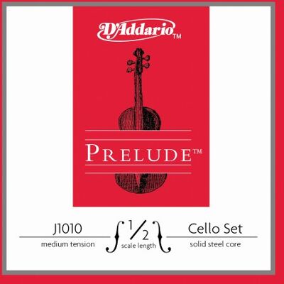 D'Addario Prelude Chello 10Blk Set 1/2 Med () D'Addario Prelude Chello 10Blk Set 1/2 Med ()
