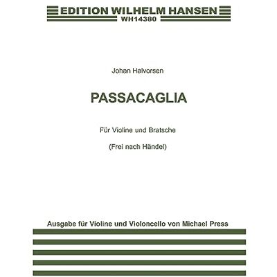 Music Sales Pasacalle: para violín y viola: para violín y violonchelo Partitura y Voces Music Sales Pasacalle: para violín y viola: para violín y violonchelo Partitura y Voces