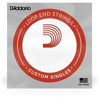 D'Addario , cuerda individual con entorchado en níquel y terminación de lazo, .048 D'Addario , cuerda individual con entorchado en níquel y terminación de lazo, .048