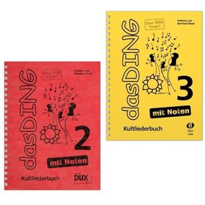 soundman Das Ding mit Noten Band 2 und Band 3: (Starterset) Kultliederbuch + Notenheft Piano Bleistift soundman Das Ding mit Noten Band 2 und Band 3: (Starterset) Kultliederbuch + Notenheft Piano Bleistift