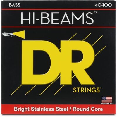DR Strings Hi-Beam Stainless Steel Round Core 40-100 DR Strings Hi-Beam Stainless Steel Round Core 40-100