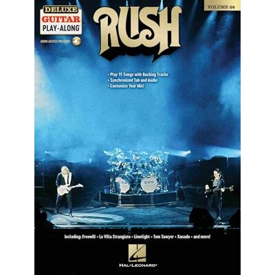 Hal Leonard Rush: Deluxe Guitar Play-Along Volume 26 Hal Leonard Rush: Deluxe Guitar Play-Along Volume 26