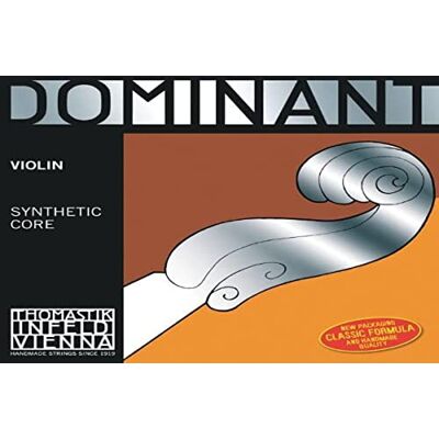 Thomastik-Infeld Dominant Strings Cuerda para violín de acero y cromo en Mi, 1/2 (extremo de lazo) Thomastik-Infeld Dominant Strings Cuerda para violín de acero y cromo en Mi, 1/2 (extremo de lazo)