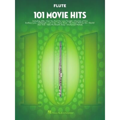 Hal Leonard 101 Movie Hits for Flute Sheet Music Songbook Instrumental Folio for All Levels Includes My Heart Will Go On, Mission Impossible, Eye of the Tiger, the Pink Panther, Skyfall, the Sound of Music Hal Leonard 101 Movie Hits for Flute Sheet Music Songbook Instrumental Folio for All Levels Includes My Heart Will Go On, Mission Impossible, Eye of the Tiger, the Pink Panther, Skyfall, the Sound of Music