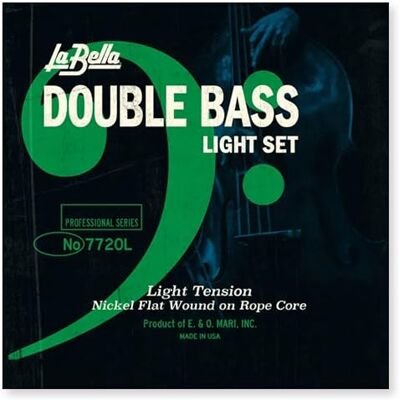 La Bella Double Bass Cromo acero Flatwound La Bella Double Bass Cromo acero Flatwound