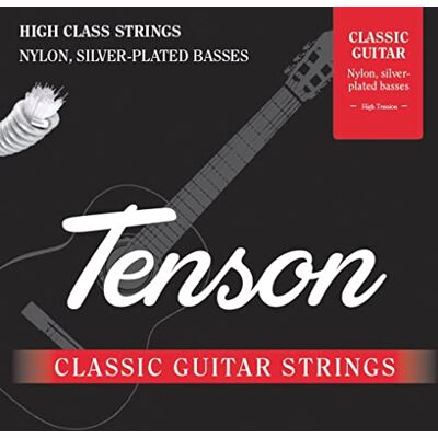 GEWA TENSON Juego de cuerdas para guitarra clásica, nailon, alta tensión, calibre .028-.044 GEWA TENSON Juego de cuerdas para guitarra clásica, nailon, alta tensión, calibre .028-.044
