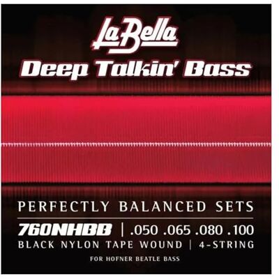 La Bella Beatle Bass bl, 050/100 La Bella Beatle Bass bl, 050/100