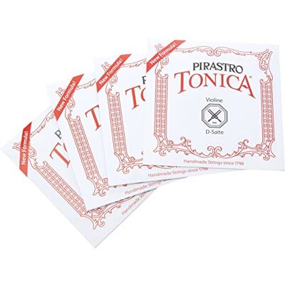 Pirastro Tonica 4/4 Juego de cuerdas para violín (calibre medio) Pirastro Tonica 4/4 Juego de cuerdas para violín (calibre medio)
