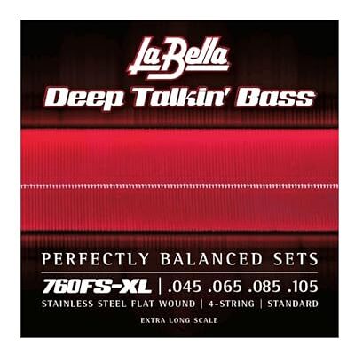 La Bella 760FS Deep Talkin' Bass Cuerdas de bajo plano Extra largas La Bella 760FS Deep Talkin' Bass Cuerdas de bajo plano Extra largas