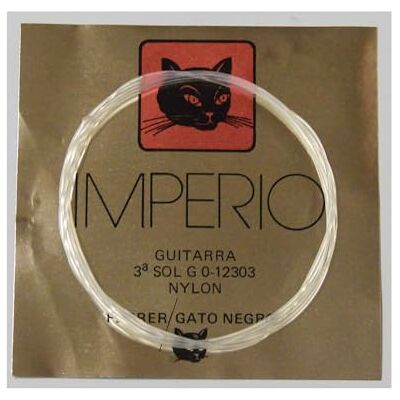 Gato Negro Imperio Juego de Cuerdas para Guitarra Clásica, Nylon Pulido, Tensión Media Gato Negro Imperio Juego de Cuerdas para Guitarra Clásica, Nylon Pulido, Tensión Media