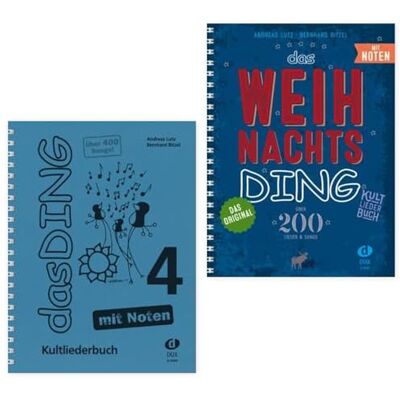 soundman Das Ding 4 und Das Weihnachts-Ding mit Noten: (Starterset) Kultliederbuch + Notenheft Piano Bleistift soundman Das Ding 4 und Das Weihnachts-Ding mit Noten: (Starterset) Kultliederbuch + Notenheft Piano Bleistift