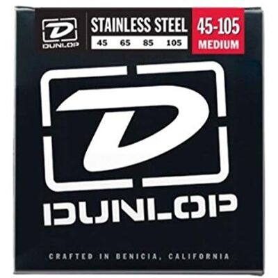 Dunlop acero inoxidable Medium Bass guitarra cuerda, .120-gauge Dunlop acero inoxidable Medium Bass guitarra cuerda, .120-gauge