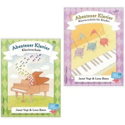 soundman Aventura Piano Band 2 + 3 banda principal Experiencias + logros Escuela de piano para niños Janet Vogt/Leon Bates ISBN 9783909415274 + 9783909415281 Cuaderno de partituras + 2 x soundman Aventura Piano Band 2 + 3 banda principal Experiencias + logros Escuela de piano para niños Janet Vogt/Leon Bates ISBN 9783909415274 + 9783909415281 Cuaderno de partituras + 2 x