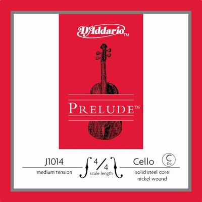 D'Addario Prelude Cuerda de violonchelo individual C, escala 4/4, tensión media, paquete de 10 D'Addario Prelude Cuerda de violonchelo individual C, escala 4/4, tensión media, paquete de 10