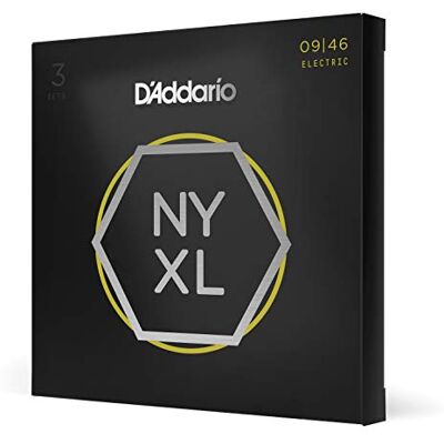 D'Addario Cuerdas Guitarra 09-46, 3 Juegos D'Addario Cuerdas Guitarra 09-46, 3 Juegos