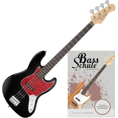 ROCKTILE Pro 70's Deluxe E-Bass SET + Partituras + CD ROCKTILE Pro 70's Deluxe E-Bass SET + Partituras + CD