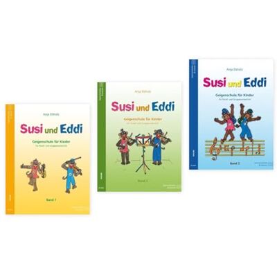 soundman Susi y Eddi: Bd. 1 y Bd.2 + vol. 3 – Escuela de violines para niños – Anja Elsholzer + colofonia ® para violín (set de iniciación) soundman Susi y Eddi: Bd. 1 y Bd.2 + vol. 3 – Escuela de violines para niños – Anja Elsholzer + colofonia ® para violín (set de iniciación)