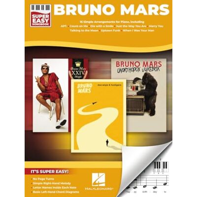 Hal Leonard Bruno Mars Super Easy Songbook Hal Leonard Bruno Mars Super Easy Songbook