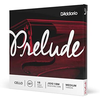 D'Addario Prelude Juego de Cuerdas para Violonchelo 1/8, Tensión Media D'Addario Prelude Juego de Cuerdas para Violonchelo 1/8, Tensión Media