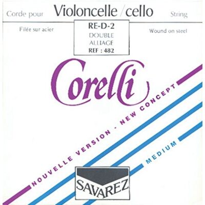 Corelli Violonchelo Cuerda Re Acero 482 Corelli Violonchelo Cuerda Re Acero 482