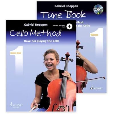 soundman ED 22501D + 22504 Cello Method Método para violonchelo Vol. 1 (+audio descargable) + Libro de piezas Vol. 1 (+CD) + Resina – Pack inicial (edición inglesa) soundman ED 22501D + 22504 Cello Method Método para violonchelo Vol. 1 (+audio descargable) + Libro de piezas Vol. 1 (+CD) + Resina – Pack inicial (edición inglesa)