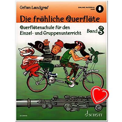Schott Music ED20593-50 9783795747633 La alegre flauta travesera Band 3 Escuela de flauta travesera para clases individuales y de grupo Schott Music ED20593-50 9783795747633 La alegre flauta travesera Band 3 Escuela de flauta travesera para clases individuales y de grupo