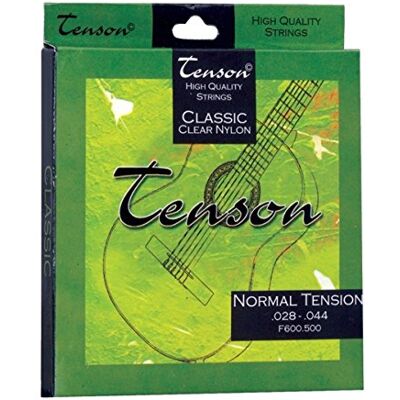 GEWA TENSON Juego de cuerdas para guitarra clásica, nailon, tensión normal, calibre .028-.044 GEWA TENSON Juego de cuerdas para guitarra clásica, nailon, tensión normal, calibre .028-.044