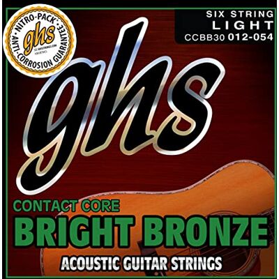 GHS Strings GHS CC BB 30 L Contact Core Bright Bronze Acoustics GHS Strings GHS CC BB 30 L Contact Core Bright Bronze Acoustics