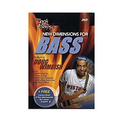 Music Sales Rock House: New Dimensions for Bass DVD. para Guitarra Bass Music Sales Rock House: New Dimensions for Bass DVD. para Guitarra Bass