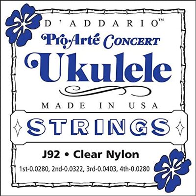 D'Addario Pro-Arte Juego de cuerdas ukelele D'Addario Pro-Arte Juego de cuerdas ukelele