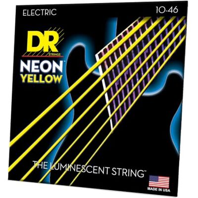 DR Strings Neon Yellow Juego Cuerdas Eléctrica DR Strings Neon Yellow Juego Cuerdas Eléctrica