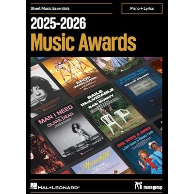 Various 2025-2026 Music Awards: Sheet Music Essentials Various 2025-2026 Music Awards: Sheet Music Essentials