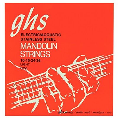 GHS Strings GHS E 250 L Mandolina Acero Inoxidable (lazo) GHS Strings GHS E 250 L Mandolina Acero Inoxidable (lazo)