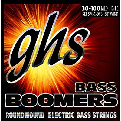 GHS Strings ghs 5MCDYB Juego de cuerdas para bajo GHS Strings ghs 5MCDYB Juego de cuerdas para bajo