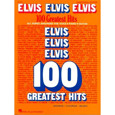 MUSIC SALES Elvis elvis elvis: 100 greatest hits piano, voix, guitare MUSIC SALES Elvis elvis elvis: 100 greatest hits piano, voix, guitare