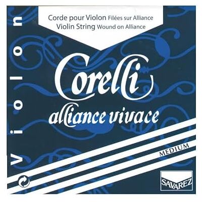 Corelli Cuerda de violín Alliance Vivace 3ª Re Medium 4/4 ACCV Corelli Cuerda de violín Alliance Vivace 3ª Re Medium 4/4 ACCV