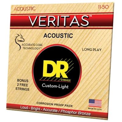DR Strings Cuerdas para Guitarra, 11-50 DR Strings Cuerdas para Guitarra, 11-50