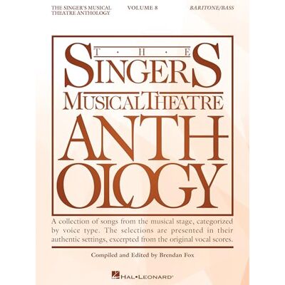 Various The Singer's Musical Theatre Anthology Volume 8: Baritone/Bass Book Various The Singer's Musical Theatre Anthology Volume 8: Baritone/Bass Book