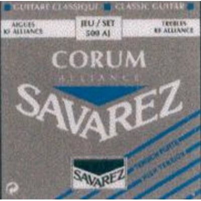 Savarez CUERDAS GUITARRA CLASICA (500/AJ) Corum Alliance Azul (Juego Completo) Savarez CUERDAS GUITARRA CLASICA (500/AJ) Corum Alliance Azul (Juego Completo)