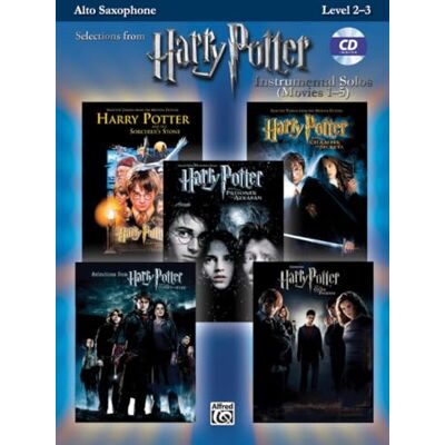 Auteurs Divers Harry potter instrumental solos (movies 1-5) alto saxophone +cd: Alto Sax Level 2-3 Auteurs Divers Harry potter instrumental solos (movies 1-5) alto saxophone +cd: Alto Sax Level 2-3