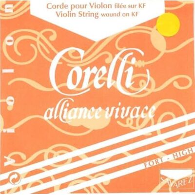 Savarez Corelli Cuerdas para Violín Alliance Re sintético entorchado plata Medium 803M Savarez Corelli Cuerdas para Violín Alliance Re sintético entorchado plata Medium 803M