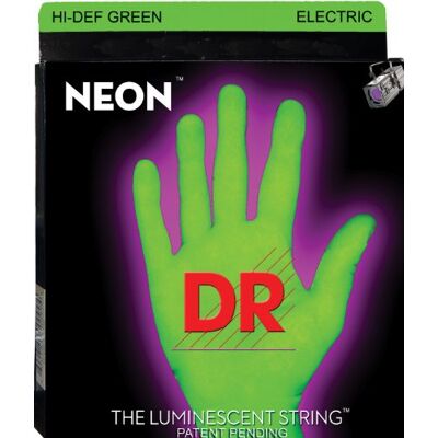 DR Strings DR NEON HiDef Green Electric, heavy DR Strings DR NEON HiDef Green Electric, heavy
