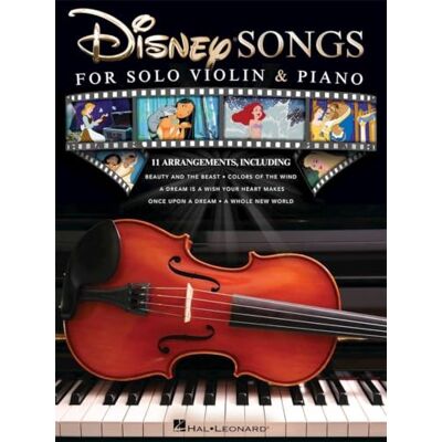 Various Disney songs for solo violin & piano violon -livre +partition: 11 Arrangements Various Disney songs for solo violin & piano violon -livre +partition: 11 Arrangements